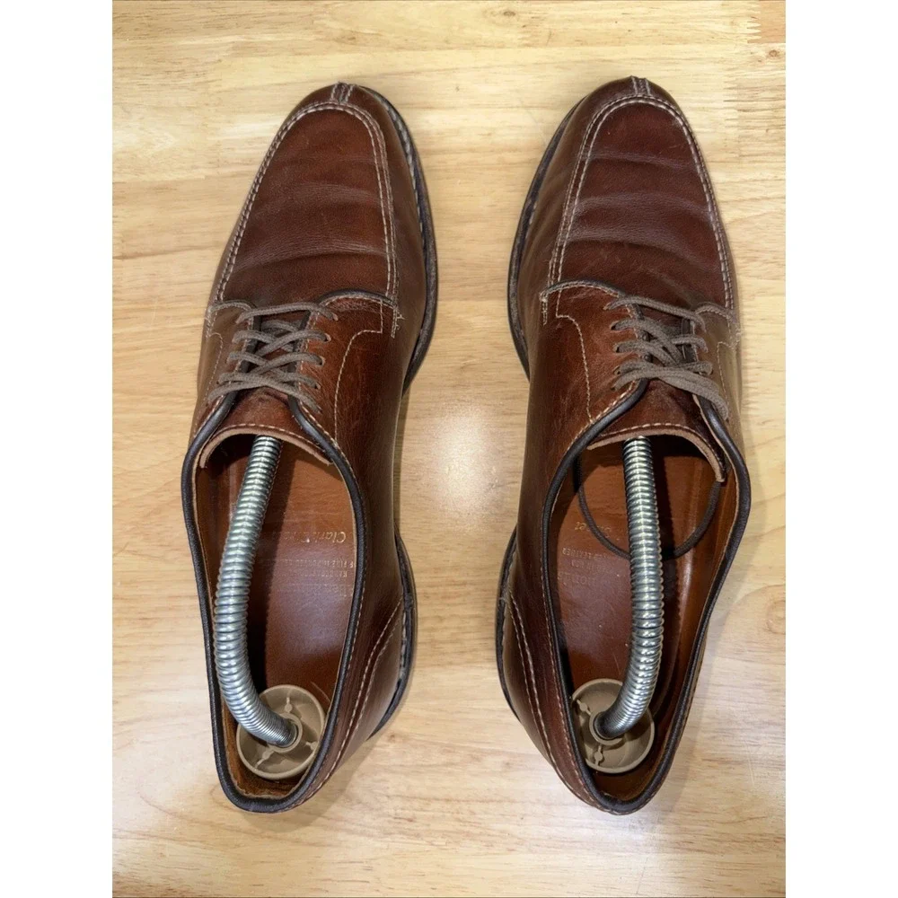 Allen Edmonds Clark Street 1906 Split Toe Brown CXL Men's Dainite Soles‎ Men's 8